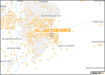 map of Willowcreek Oaks