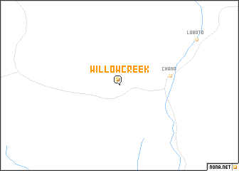 map of Willow Creek