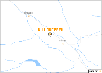 map of Willowcreek