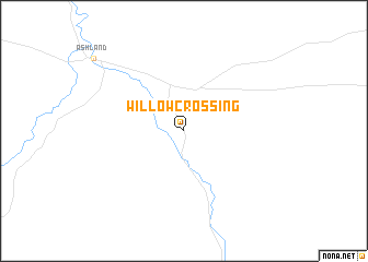 map of Willow Crossing