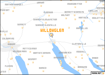 map of Willow Glen