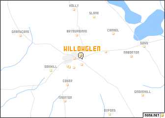 map of Willow Glen