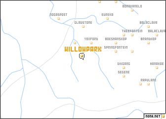 map of Willow Park