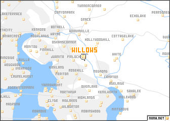 map of Willows