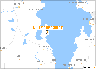 map of Willsboro Point