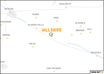 map of Willshire