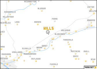 map of Wills