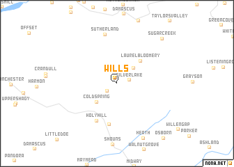 map of Wills