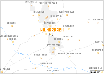 map of Wil-Mar Park