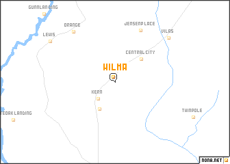 map of Wilma