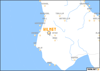 map of Wilmèt
