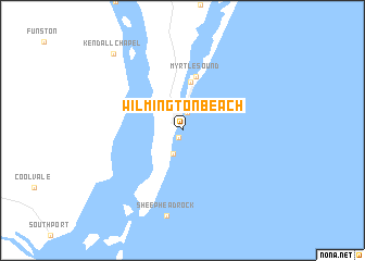 map of Wilmington Beach