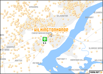 map of Wilmington Manor