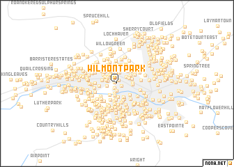 map of Wilmont Park