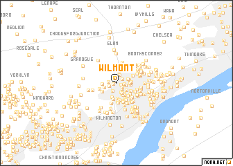 map of Wilmont