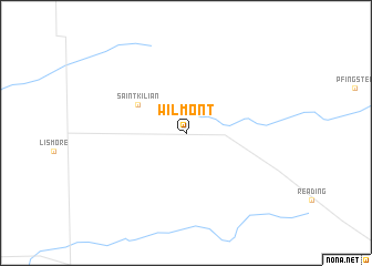 map of Wilmont