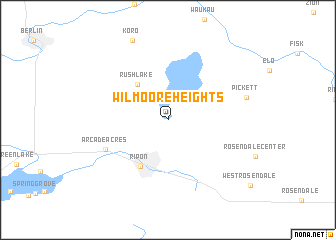 map of Wilmoore Heights