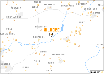 map of Wilmore