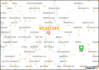 map of Wilsecker