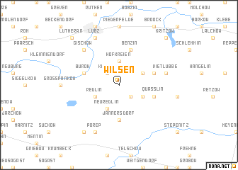 map of Wilsen