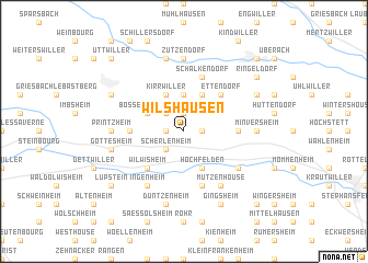 map of Wilshausen