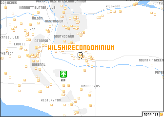map of Wilshire Condominium