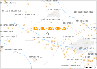 map of Wilson Crossroads