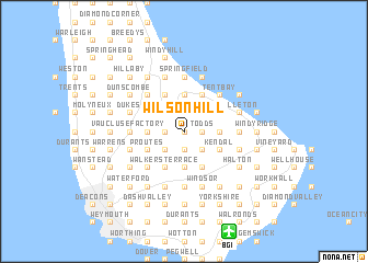 map of Wilson Hill