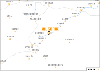 map of Wilsonia