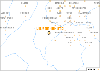 map of Wilson Makuta