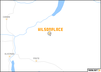 map of Wilson Place
