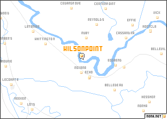 map of Wilson Point
