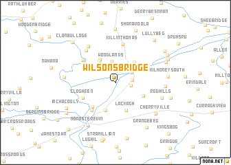 map of Wilsonʼs Bridge