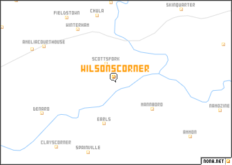 map of Wilsons Corner