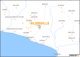 map of Wilsonville