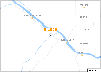 map of Wilson