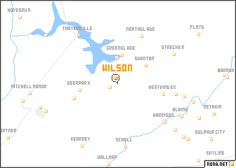map of Wilson