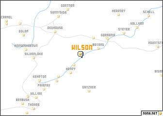 map of Wilson