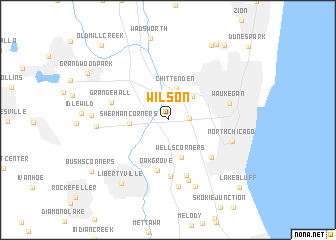 map of Wilson