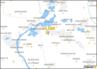 map of Wilson