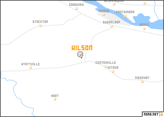 map of Wilson