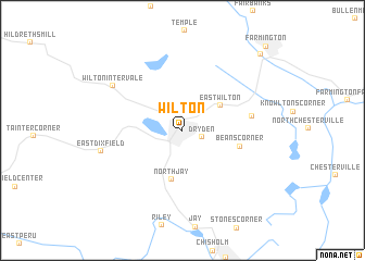 map of Wilton