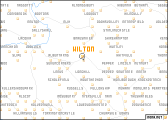 map of Wilton