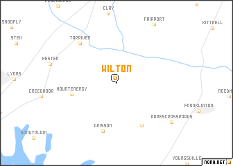 map of Wilton