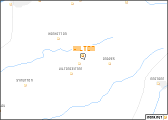 map of Wilton