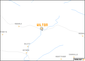 map of Wilton