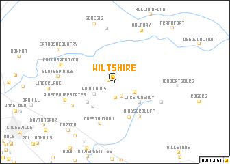 map of Wiltshire