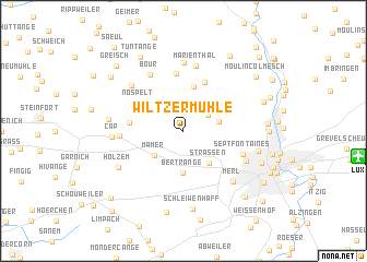 map of Wiltzermühle