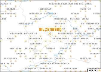 map of Wilzenberg