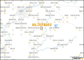 map of Wilzenburg